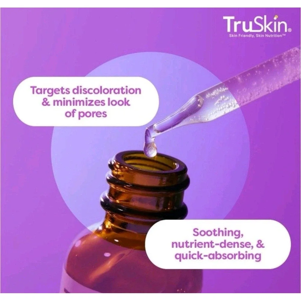 NEW~TruSkin Niacinamide Facial Serum With Vitamin E & Hyaluronic‎ Acid - 1 fl oz